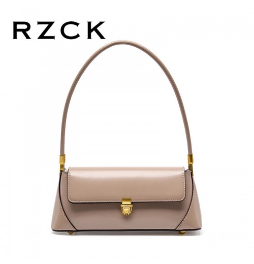 RZCK Custom Leather Satchel Female Cell Phone Small Shoulder Bags Women's Luxury Half Size Bread Bags Pink Real Leather Handbags RZCK Custom Leather Satchel Female Cell Phone Small Shoulder Bags Women's Luxury Half Size Bread Bags Pink Real Leather Handbags