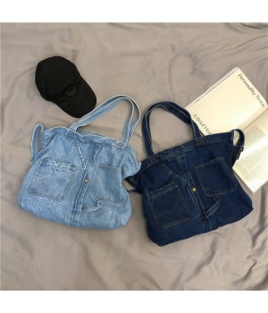 sac a main femme casual shoulder messenger bag canvas tote denim jean bag Purse And Handbags