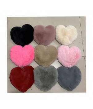 New Arrival Casual Chain Fur Bags Heart Shaped Lady Trendy Delicate Leisure Vintage Single Women Handbags Ladies Shoulder Bags