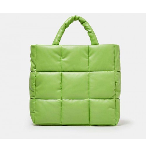 2025 Fashion Luxury Down Puffs Messenger Tote Bag Women'S Quilted Hobo Lightweight Nylon Shoulder Bag