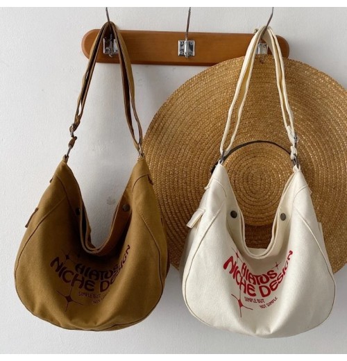 Custom Canvas Messenger Bag With Large Hobo Crossbody Bag Aesthetic Cute Shoulder Tote Bag For Women Custom Canvas Messenger Bag With Large Hobo Crossbody Bag Aesthetic Cute Shoulder Tote Bag For Women