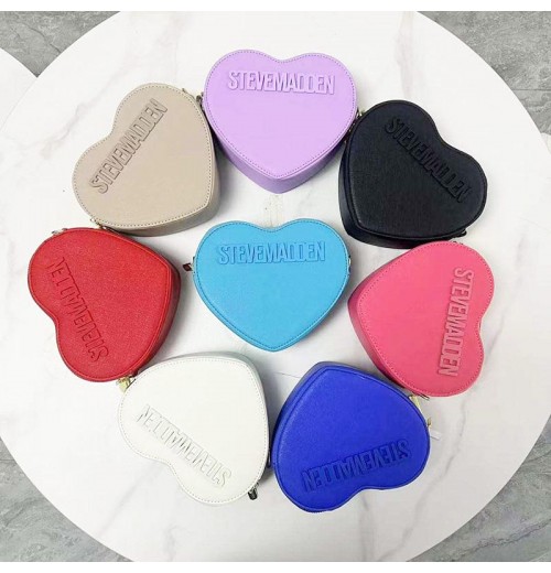 Heart Bag Brand 2025 Valentines Day Gift Ladies Shoulder Purses Luxury Designer Crossbody Love Heart Shape Bags For Women