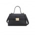 Custom Luxury Black women Handbags Design PU Leather shoulder bag For Ladies Purses