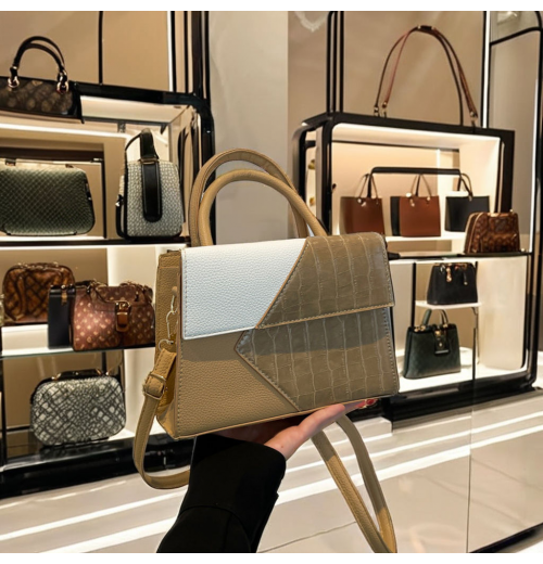 2024 Winter New Popular Female Crossbody Small Square Bag Handheld Large-Capacity Women's Shoulder Bag Stylish Aesthetic