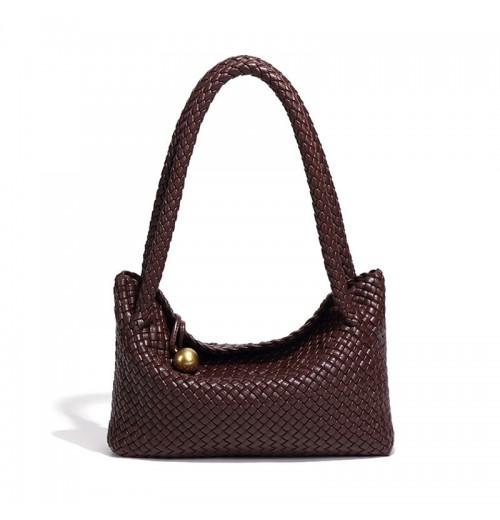 2025 New Fashion Full Handmade Weaving Women's Bag Large Capacity Retro Bucket Crossbody Tote Shoulder bags for women brand