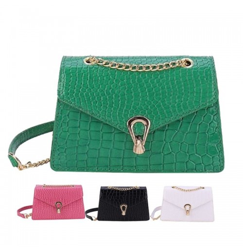 Trending Ladies Messenger Luxury Chains Sling Purse Female Fashion Pu Leather Women's Shoulder Bags For Girls