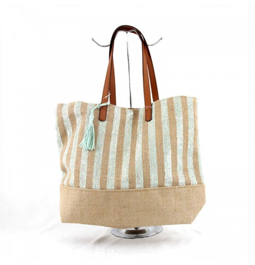 ladies women's shoulder bags Wholesale Custom Logo Woven Bag Foldable Shopping Bag With Inner Pocket large capacity