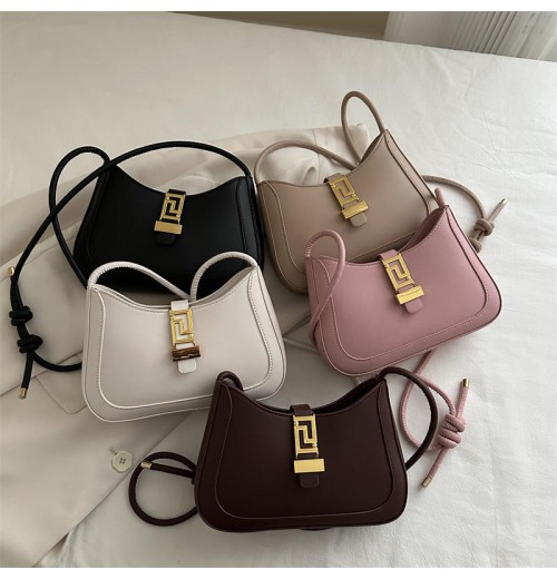 2025 New Design Women Leather Handbags Solid Color Simple Shoulder Bag Popular Ladies Leather Underarm Bag 2025 New Design Women Leather Handbags Solid Color Simple Shoulder Bag Popular Ladies Leather Underarm Bag