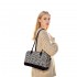 Women's Original Patterned Washed Armpit Style Shoulder Bag Large Capacity Zip Closure for Fall Winter Summer and Spring