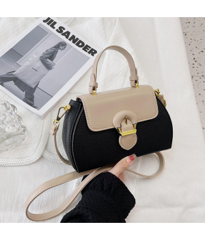 2024 New Arrival Popular Women's Shoulder Bag Small Square Satchel with Contrasting