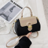 2024 New Arrival Popular Women's Shoulder Bag Small Square Satchel with Contrasting