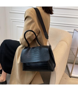 Hot With Zipper Pu Leather Large Tote Bags For Women Dropshipping Crossbody Female Handbags ladies shoulder bag