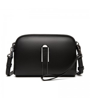 Design female fashion soft cowhide leather small square bag genuine leather clutch bags crossbody shoulder bag for women