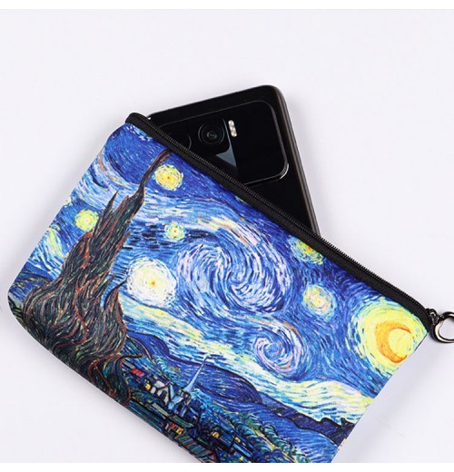 wholesale mini canvas bag money zipper pocket coin pouch wallet id card holder money change purse