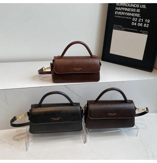 Women's Retro Vintage Single Shoulder Crossbody Bag New Fashion Autumn Winter Small Square Handbag with Nylon and PU Lining Women's Retro Vintage Single Shoulder Crossbody Bag New Fashion Autumn Winter Small Square Handbag with Nylon and PU Lining