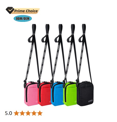 Customized Logo Nylon Unisex Lulu Small Mini Sling Shoulder Bag New Fashionable Style Men Women Zipper Women's Purses Customized Logo Nylon Unisex Lulu Small Mini Sling Shoulder Bag New Fashionable Style Men Women Zipper Women's Purses
