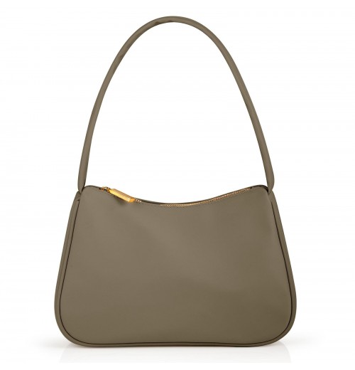 Summer Casual Korean Version Women's Small Shoulder Handbag Comfortable New Armpit Bag with Zipper Closure Simple Fashion Girls