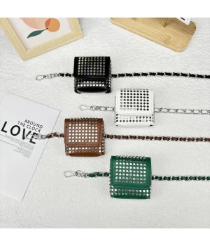 2024 The new hot-selling high-grade mini Fanny pack small fragrant wind willow nail accessory hand bag female waist chain bag