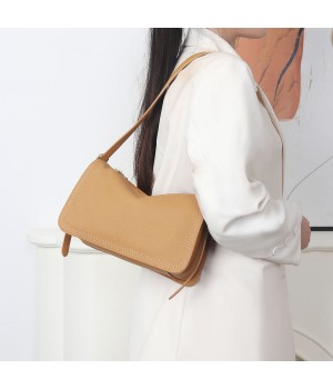Vintage Flap Crossbody Purse for Girls in Genuine Leather