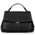 2025 New Hot Sale Luxury Faux Vintage Large Top Tote Bag Fashion Lady's Single Zipper Shoulder Bag Portable Polyester Lining