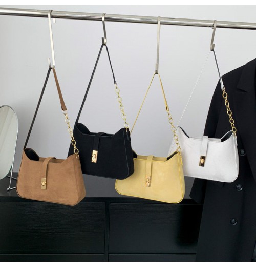 2024 Fashion Ladies Canvas Shoulder Bag Candy Solid color Handbag For Girls Women's Messenger Bag