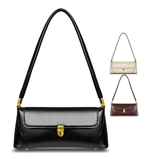 Retro Style Women Fashion Bags Handbag Underarm Bag Portable Pu Leather Chic Ladies Shoulder Bag for Women Retro Style Women Fashion Bags Handbag Underarm Bag Portable Pu Leather Chic Ladies Shoulder Bag for Women