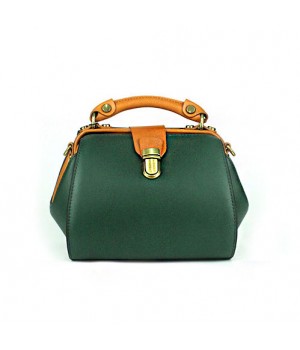 Luxurious Mini Cowhide Leather Tote Bag with Single Strap and Genuine Leather Lining for Ladies