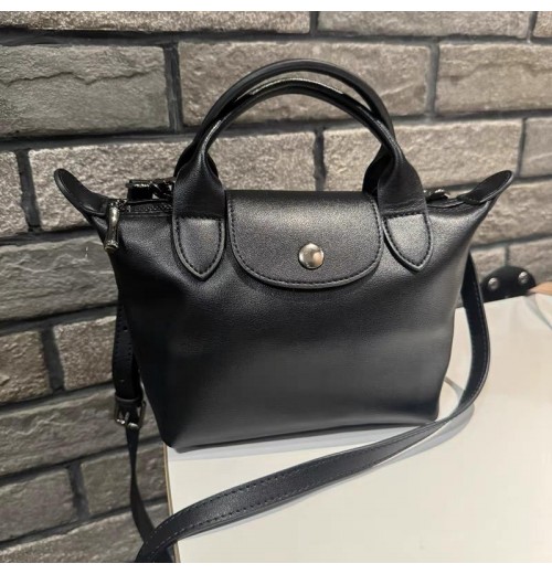 New Casual Mini Cowhide Dumpling Bag Women's Single Shoulder Crossbody handbag Versatile And Fashionable Leather Bag
