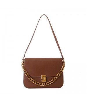 2024 Women's Light Luxury Small Square Zipper Closure Bag Retro Stylish Single Shoulder Crossbody Bag Polyester Winter