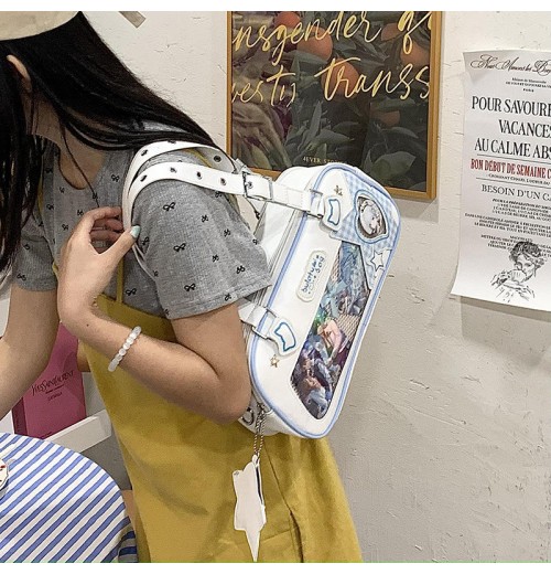New Style Women's Shoulder Bag Fashion and Versatile Sweet Girls Underarms Bag Ita Bag