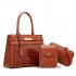 Ladies' Vintage Handbag New PU Leather Single Strap Zipper Portable Canvas Polyester Fashionable Mother Shoulder Sling Factory