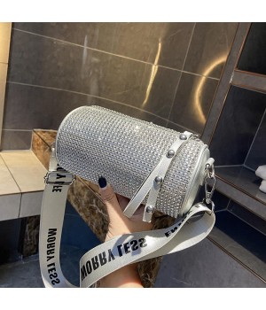 Good Quality ladies handbags single shoulder diamond decoration PU luxury bag for women hand bags handbags