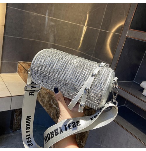 Good Quality ladies handbags single shoulder diamond decoration PU luxury bag for women hand bags handbags