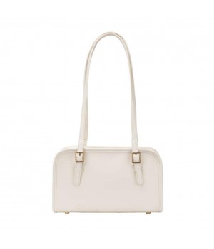 2025 New Hot Selling Vintage Style Women's Casual PU Leather Shoulder Bag Single Zipper Closure Portable Chains Polyester