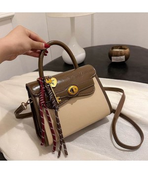 2025 new sac designer ladies shoulder bags come with pendant small handbags for women top handle purses