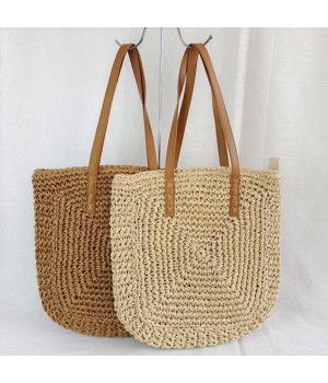 2024 New Seaside Summer Beach Holiday Summer Idyllic Woven Bag Vintage Handbag