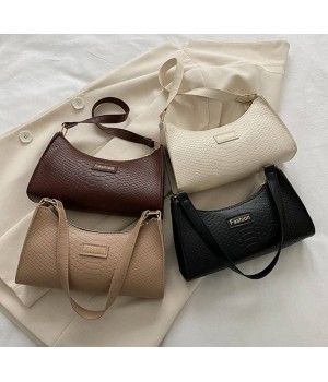 Crocodile Women's Bag 2024 New Fashion One Shoulder Women's Bag Wholesale Of Underarm Bags Factory Customs Handbag For Women