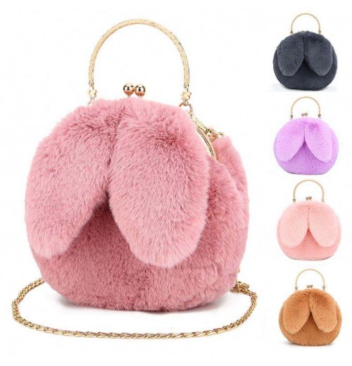 wholesale handbags fluffy bags furry casual shopping bags women's cute shoulder bags
