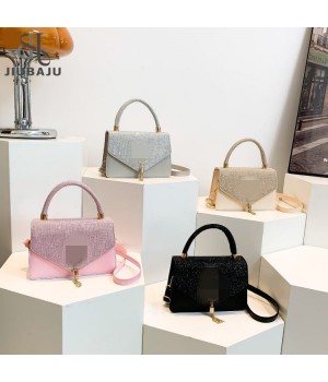 Casual Trend Simple Letter Hardware New Fashion Chain Crossbody Shoulder Bag for Women