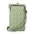 Small Crossbody PU Leather Phone Wallet Purse for Women Fashionable Lady's Portable Mini Cellphone Case with 2 Straps