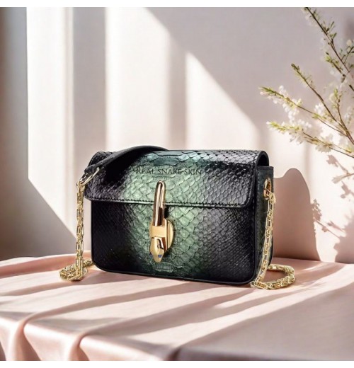 Mini Sac A Main Femme Luxe Bolsos Para Mujer Hot Sale Custom Luxury Snake Skin Leather Sling Crossbody Side Shoulder Chain Bags