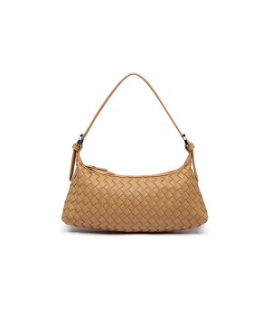 2024 New Handwoven Underarm Bag Women Woven Purse Handbag Fashion Ladies Shoulder Crossbody Bag