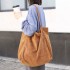 Women's Large Capacity Corduroy Tote Bag Wholesale Vintage Style Crossbody Shoulder Handbag for Spring/Summer Shopping