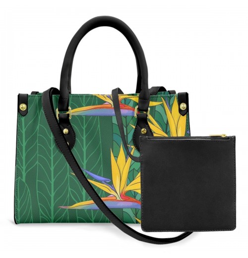 Popular Fashion Exquisite Ladies Pu Handbag Print On Demand Custom Manu Palekaiko Prints Large Capacity Women's Leather Bag Popular Fashion Exquisite Ladies Pu Handbag Print On Demand Custom Manu Palekaiko Prints Large Capacity Women's Leather Bag
