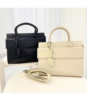 Designer Fashion Crocodile pattern PU leather large capacity ladies shoulder bags PU leather handbags tote bags for women