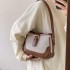 2024 New Patchwork Fashion Contrast Color Handbag Shoulder Bags Women Tote Shoulder Bag Casual Travel Hobo Underarm Bag